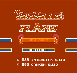 Melville's Flame (Japan) Title Screen